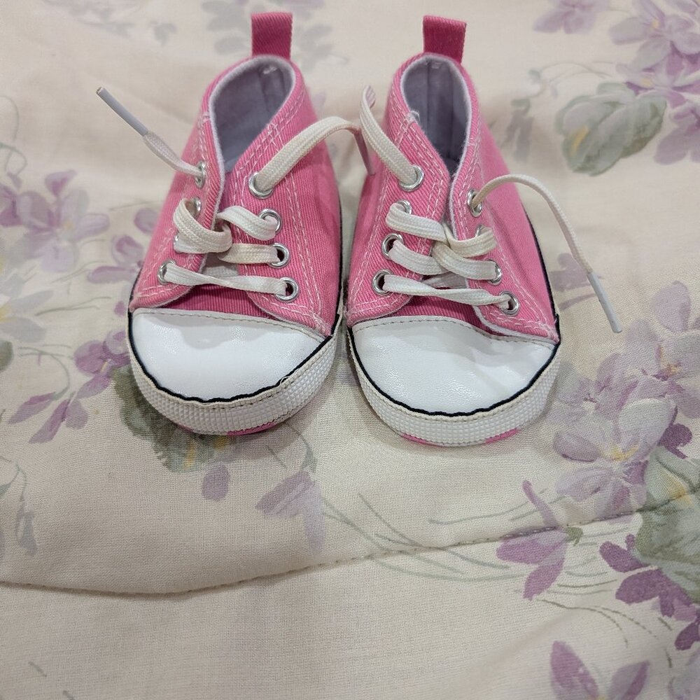 Size 1 Pink Baby Shoes